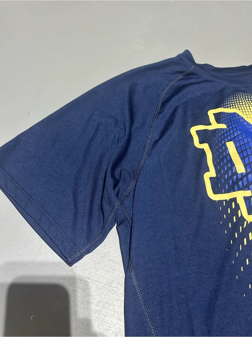 Adidas Climalite Notre Dame Performance Short Sleeve Shirt (Men’s Size Medium)